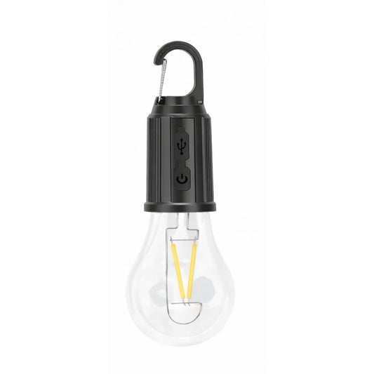 Foco LED de campamento recargable con gancho, luz cálida 2700K