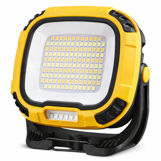 Reflector LED portátil con imán, power bank, USB-C y soporte ajustable