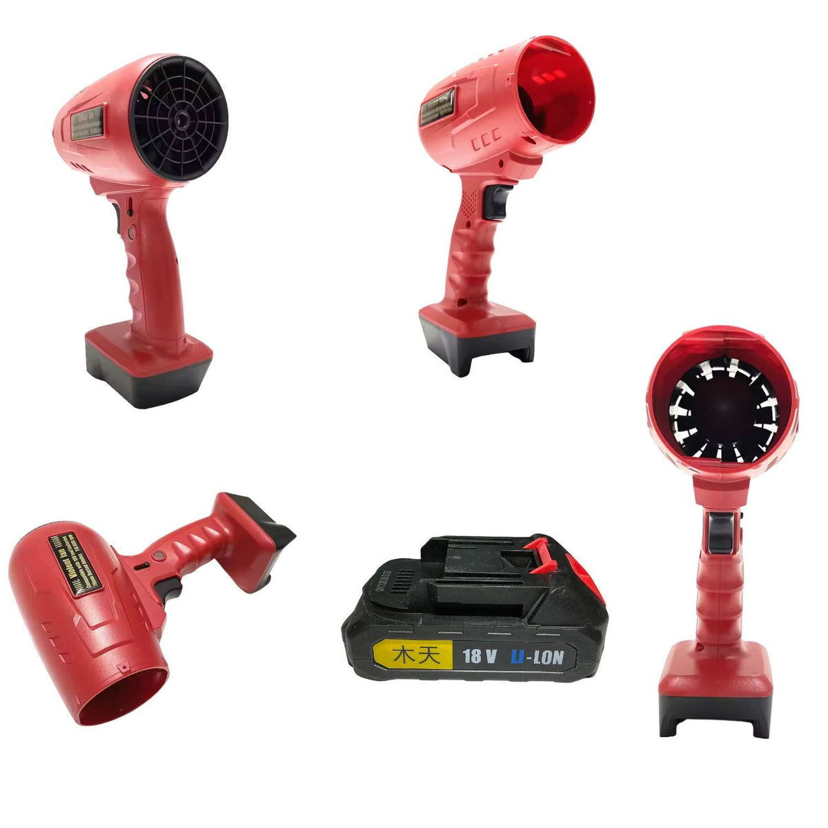 Sopladora de aire inalámbrica 18 V para teclado, PC y auto - foto 3