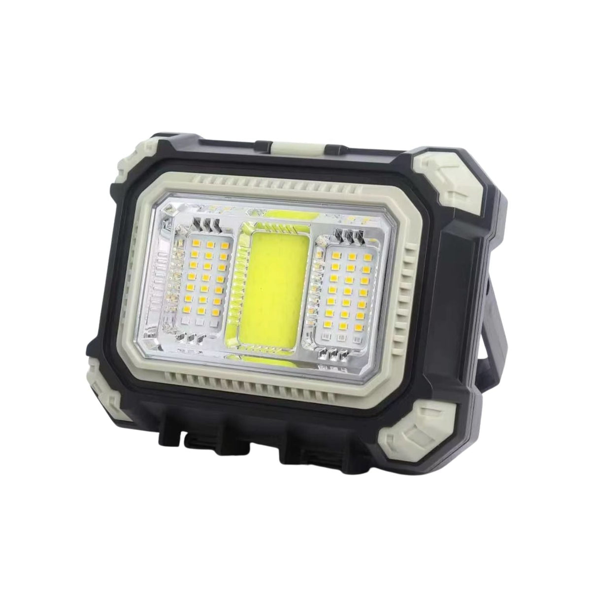 Reflector LED solar 3 en 1 recargable con power bank y kit de herramientas