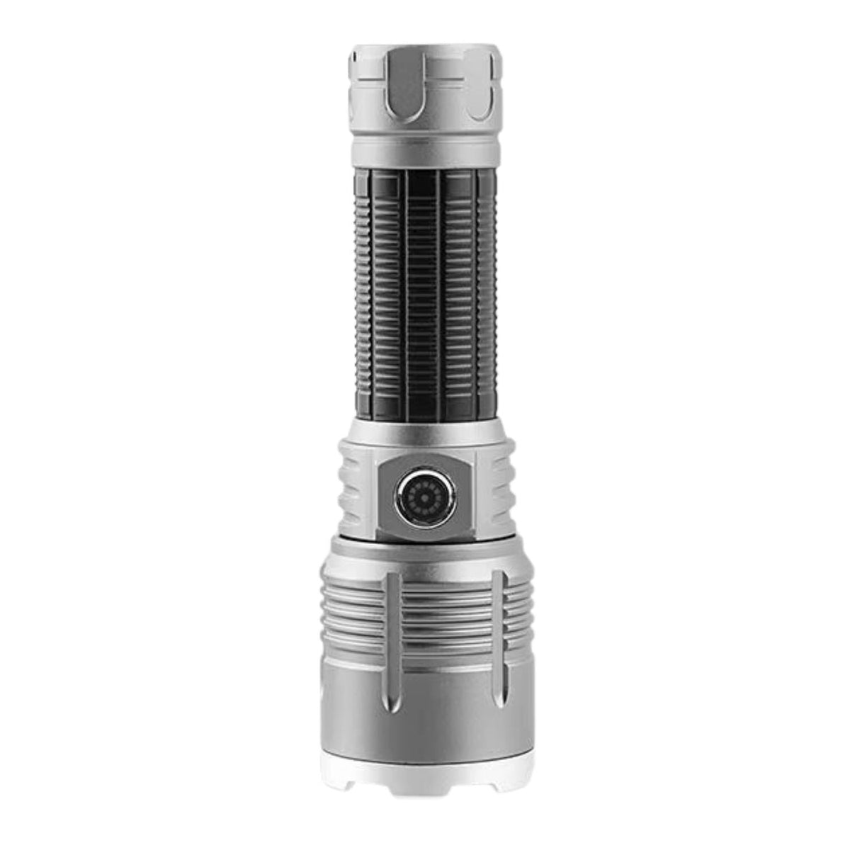 Linterna LED recargable con zoom telescópico y USB-C, 5 modos (NGSD413)