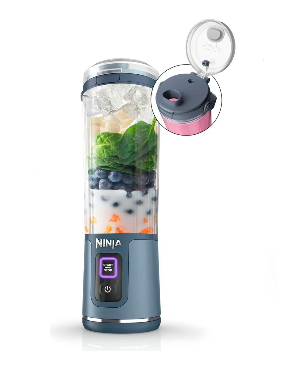 Licuadora portátil Ninja BC151 con USB azul