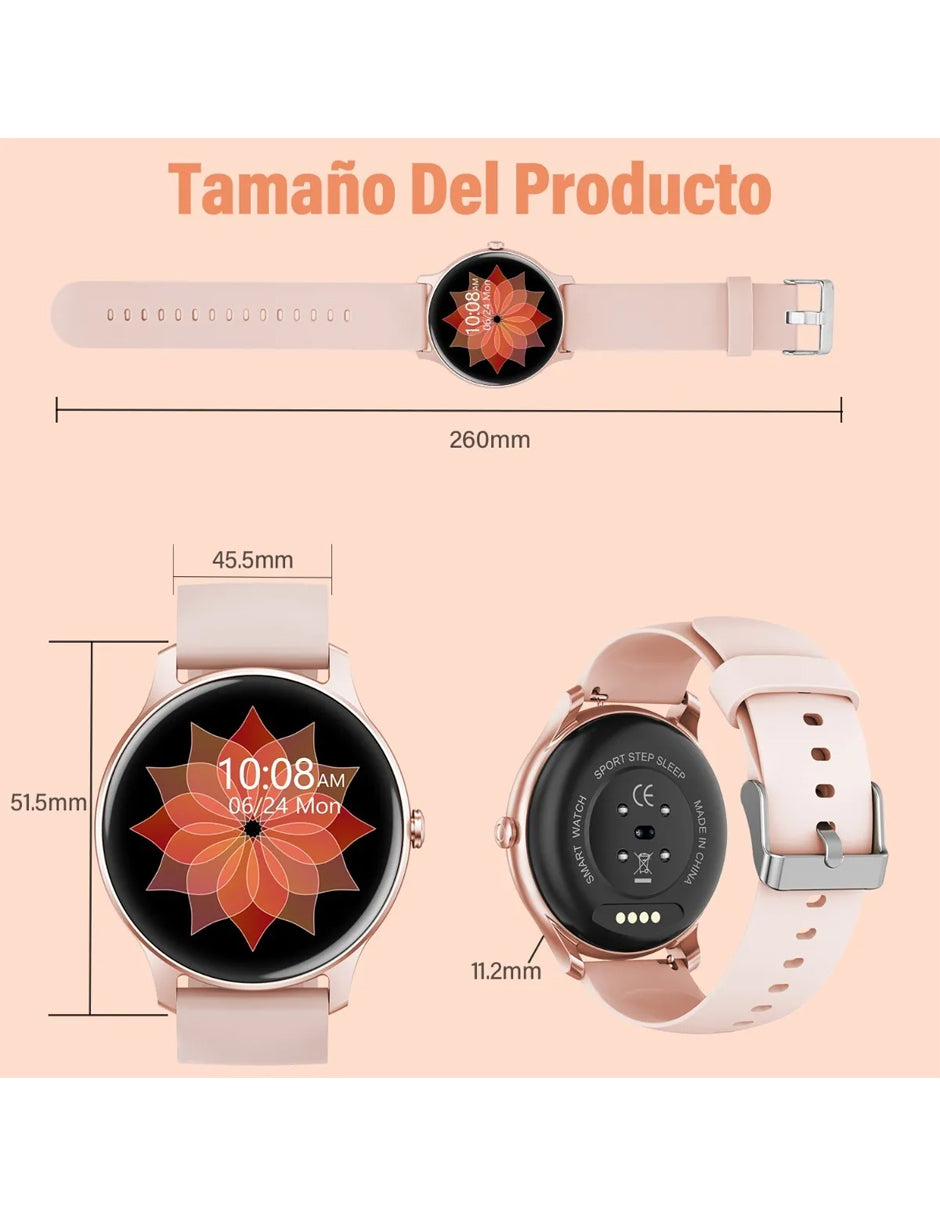 Reloj Inteligente Nk08 Petukita Box Unisex con Pantalla HD