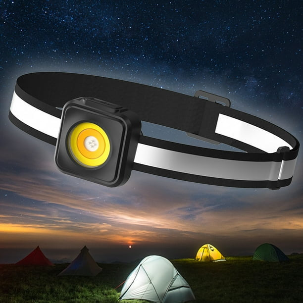 Linterna de cabeza LED con luz blanca, ámbar y roja NKG22