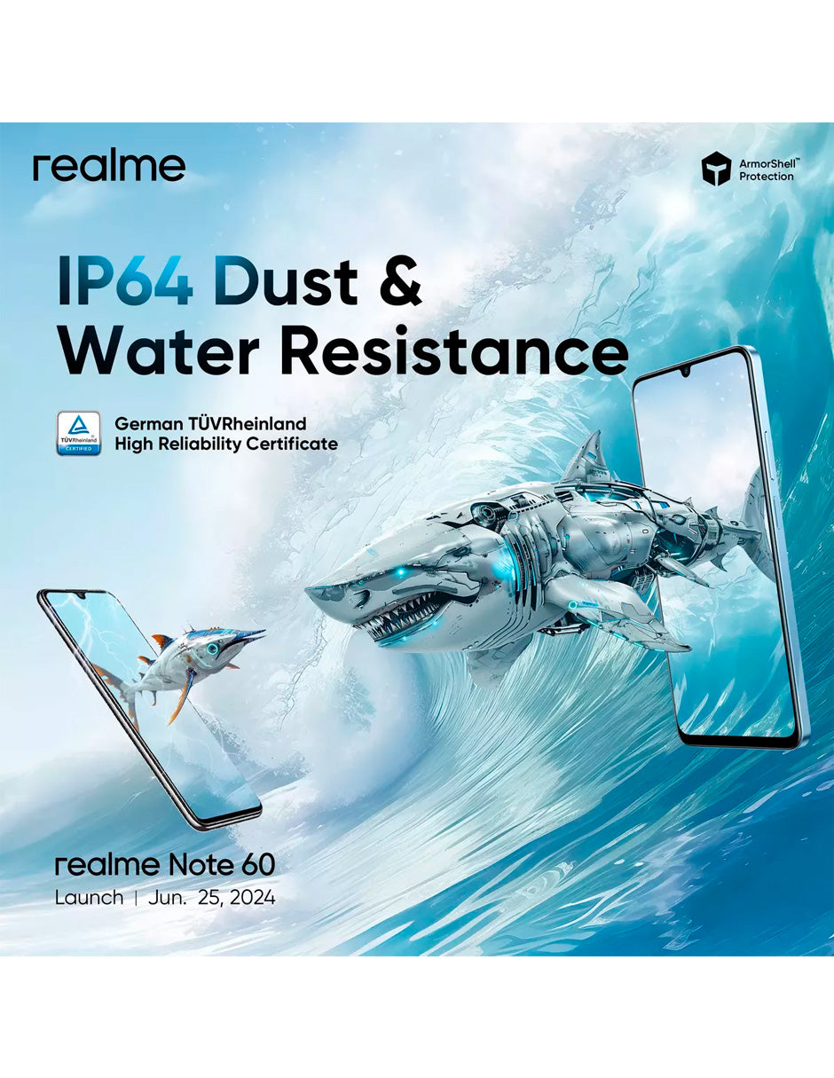 SmartPhone Note 60 4gb Ram / 128 gb / 32mp Cámara 5000 mah con Ip64 Negro