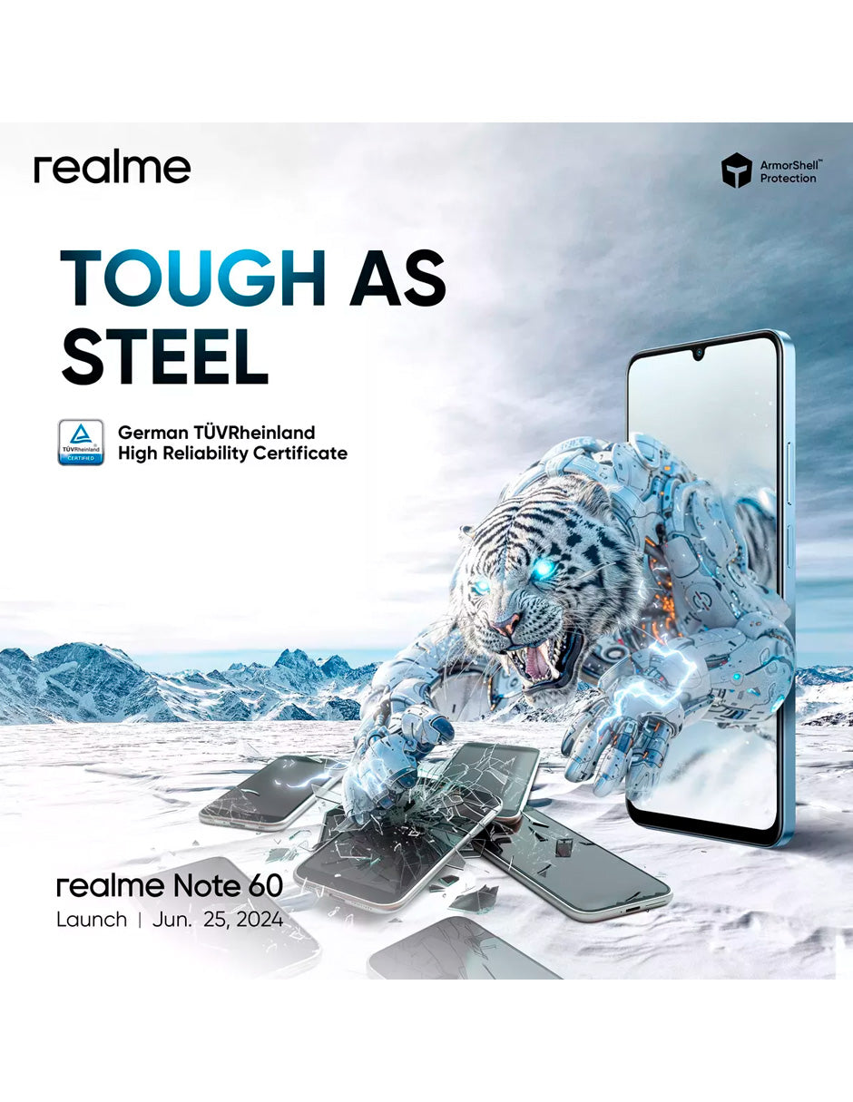 SmartPhone Note 60 4gb Ram / 128 gb / 32mp Cámara 5000 mah con Ip64 Negro