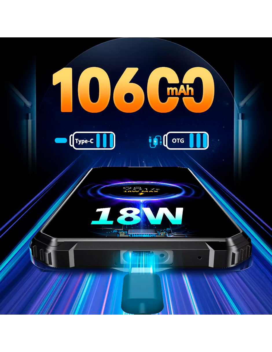 SmartPhone Oukitel G1 Dual Sim 256 Gb 10600mah Impermeable Negro