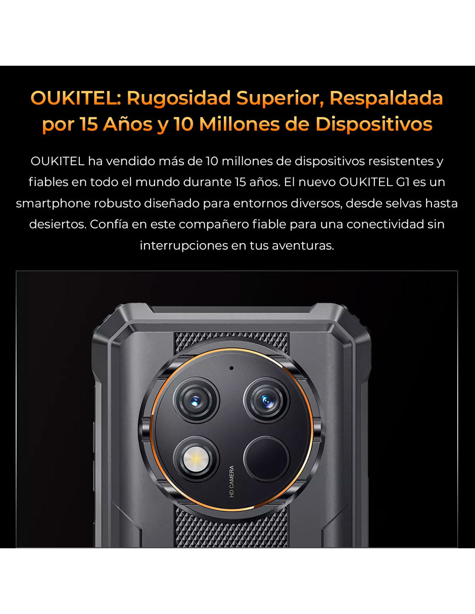 SmartPhone Oukitel G1 Dual Sim 256 Gb 10600mah Impermeable Verde