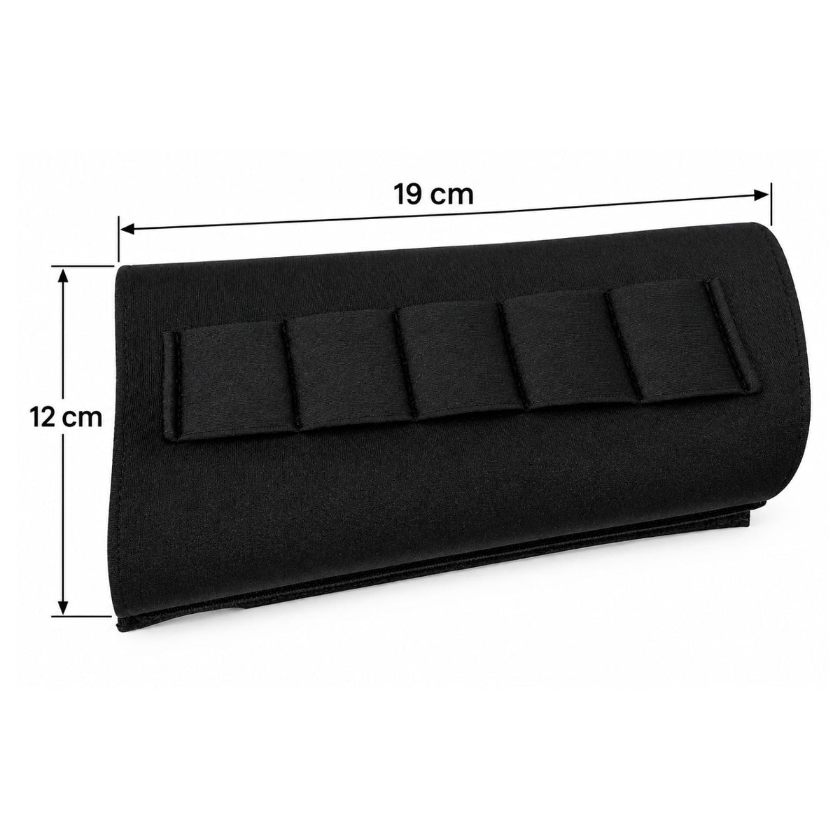 Carrillera de neopreno para culata de escopeta, 5 cartuchos calibre 12 - foto 2