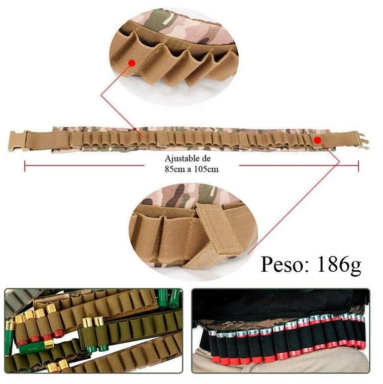 Carrillera táctica para cartuchos de rifle, modelo PJ072 - foto 2