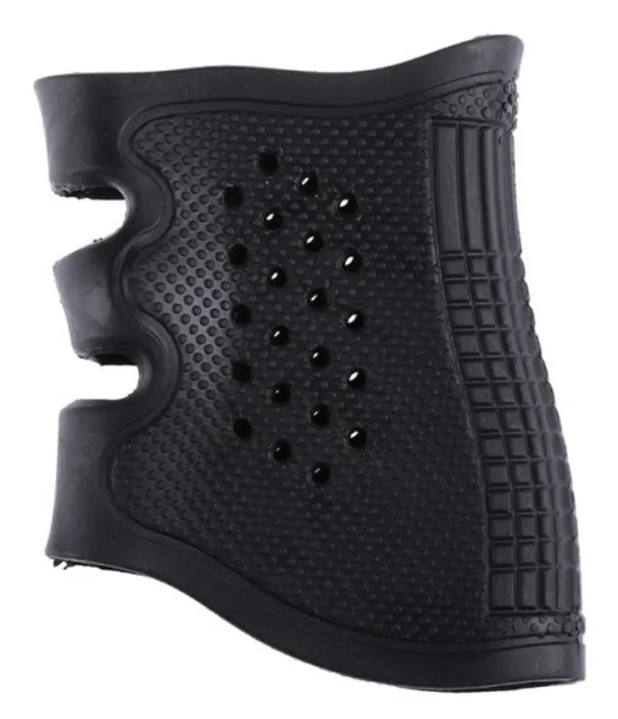 Grip de agarre ergonómico con relieves para pistola, fusil o ballesta