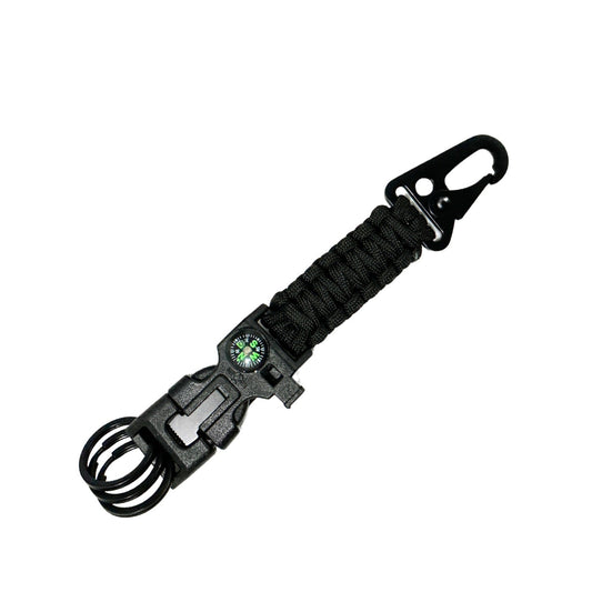 Mosquetón con cuerda paracord PJ253