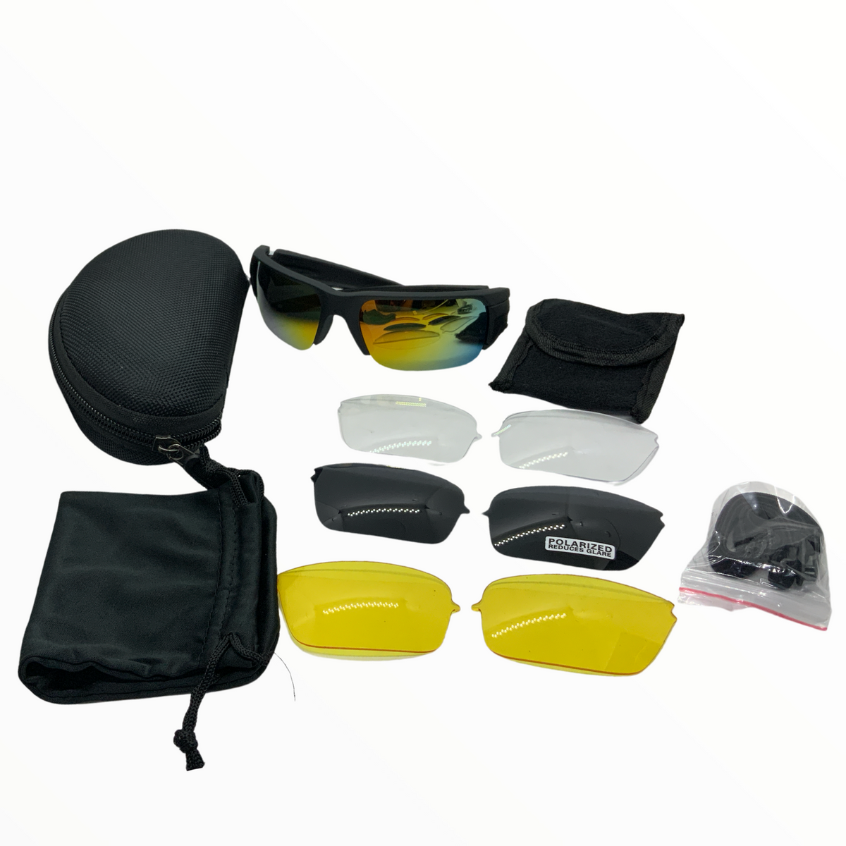 Gafas polarizadas para ciclismo con 3 lentes intercambiables PJ293
