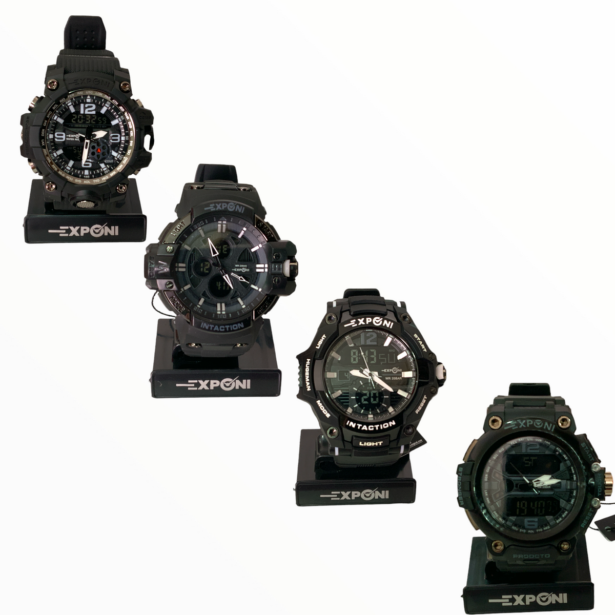 Reloj deportivo con pantalla impermeable serie PJ