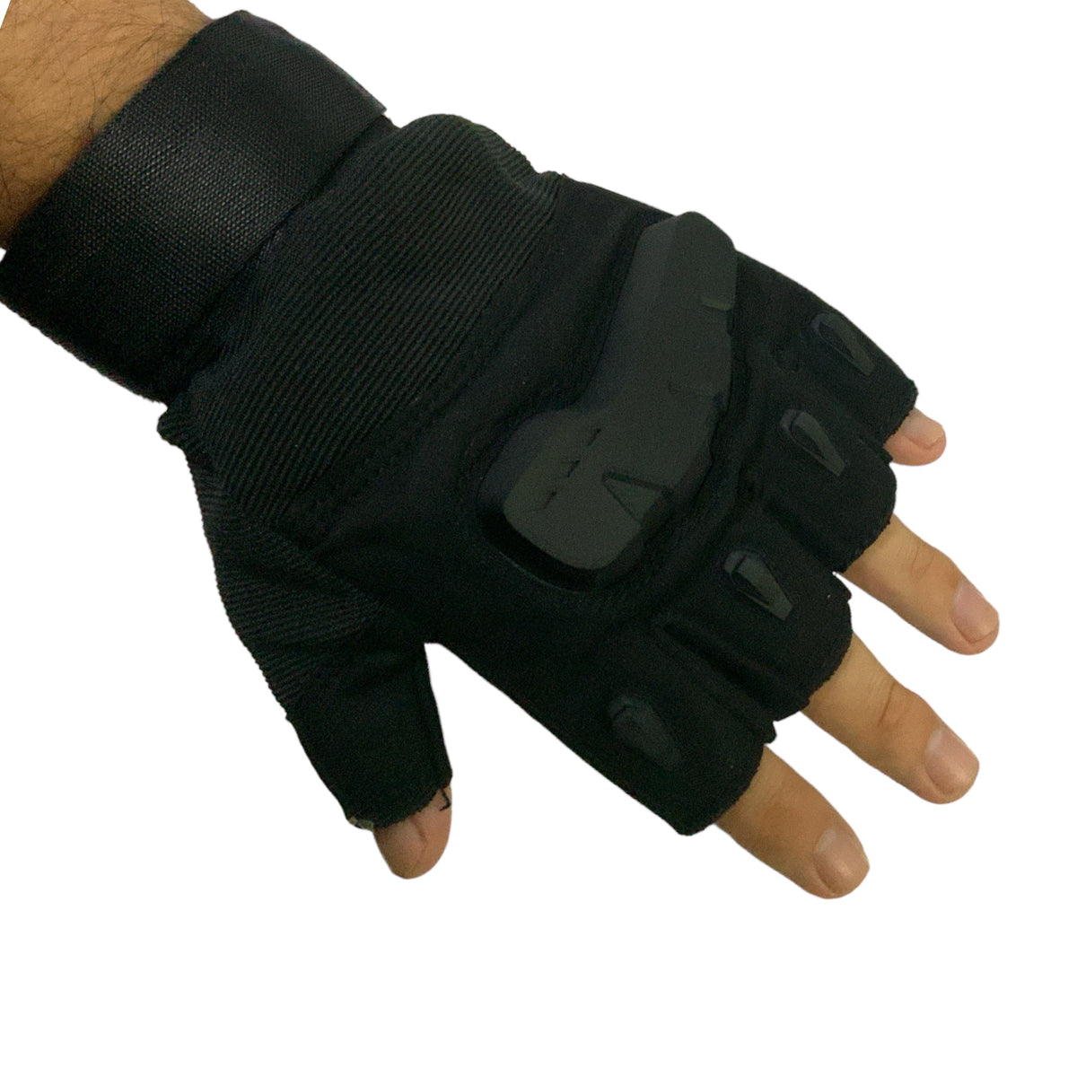 Guantes tácticos con nudillo de goma, medio dedo o dedo completo PJ38