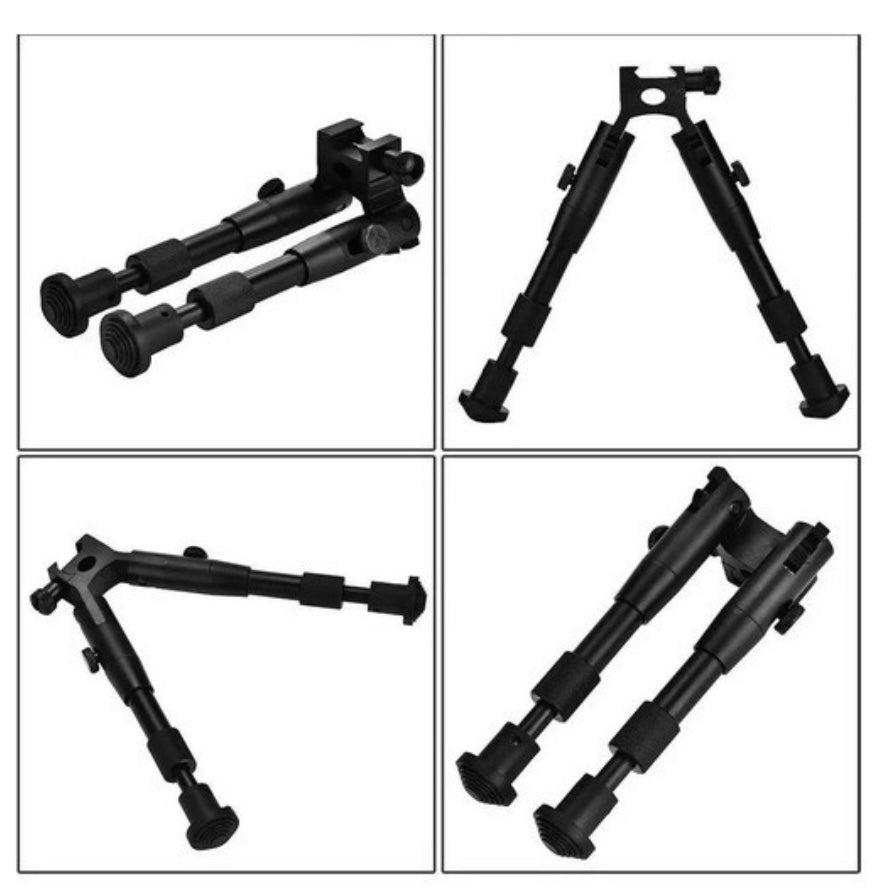 Bípode ajustable metálico para rifle de airsoft y caza PJ426 - foto 3