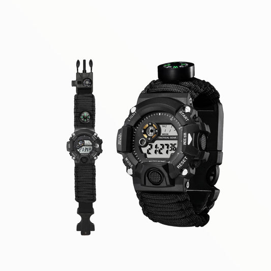 Reloj deportivo de supervivencia con luz, modelo PJ476