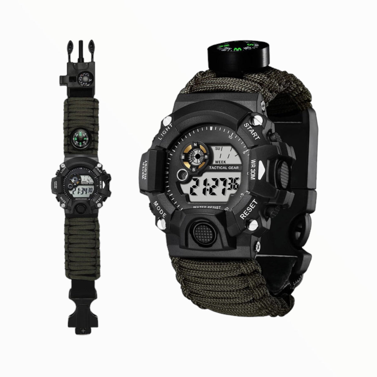 Reloj deportivo de supervivencia con luz, modelo PJ476 - foto 2