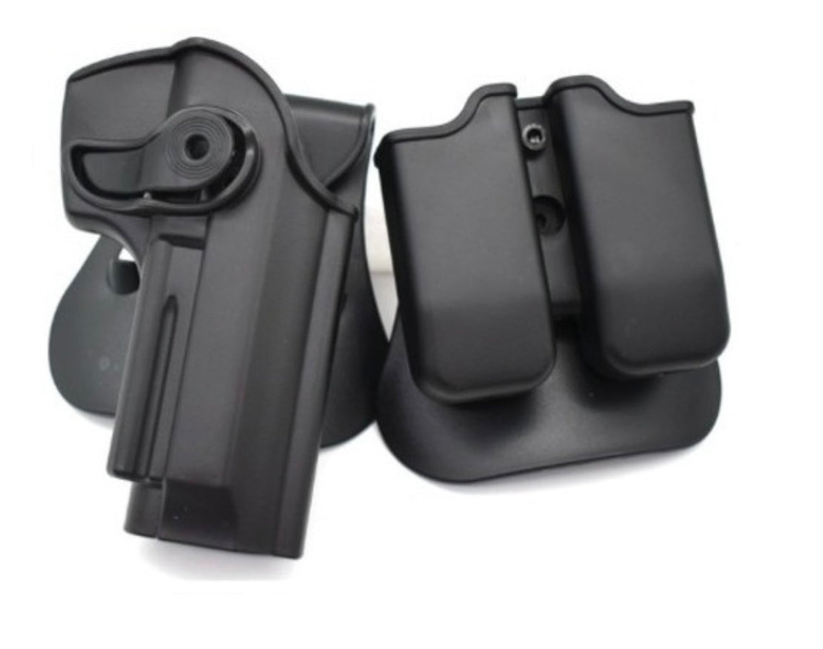 Funda holster para Beretta 92/96 con porta cargador doble PJ480