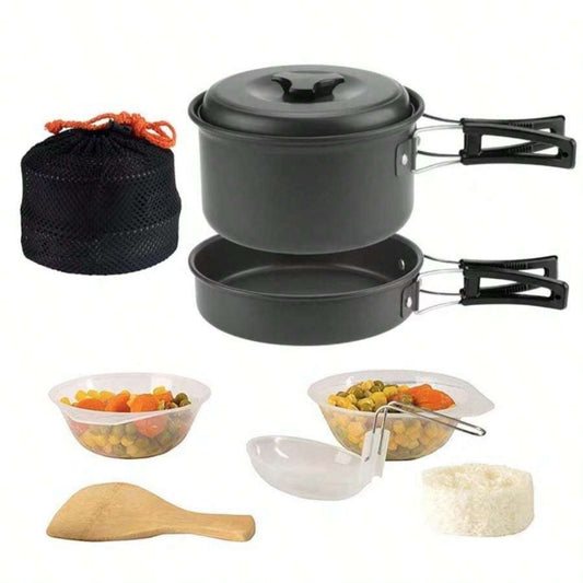 Kit de cocina portátil de 7 piezas para acampar PJ492