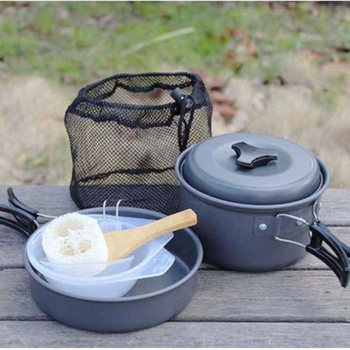 Kit de cocina portátil de 7 piezas para acampar PJ492 - foto 3