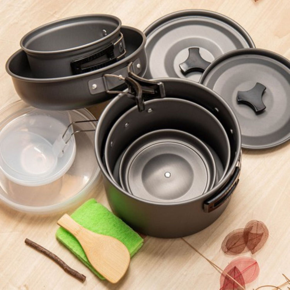 Kit de cocina para camping para 4 o 5 personas PJ495