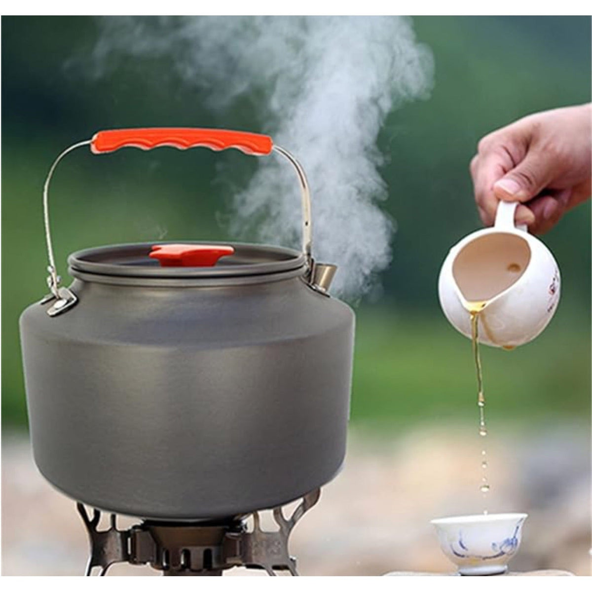 Tetera de aluminio para camping de 2 litros PJ505 - foto 3