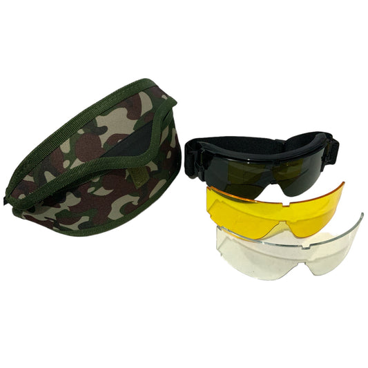 Gafas protectoras tácticas con funda PJ545