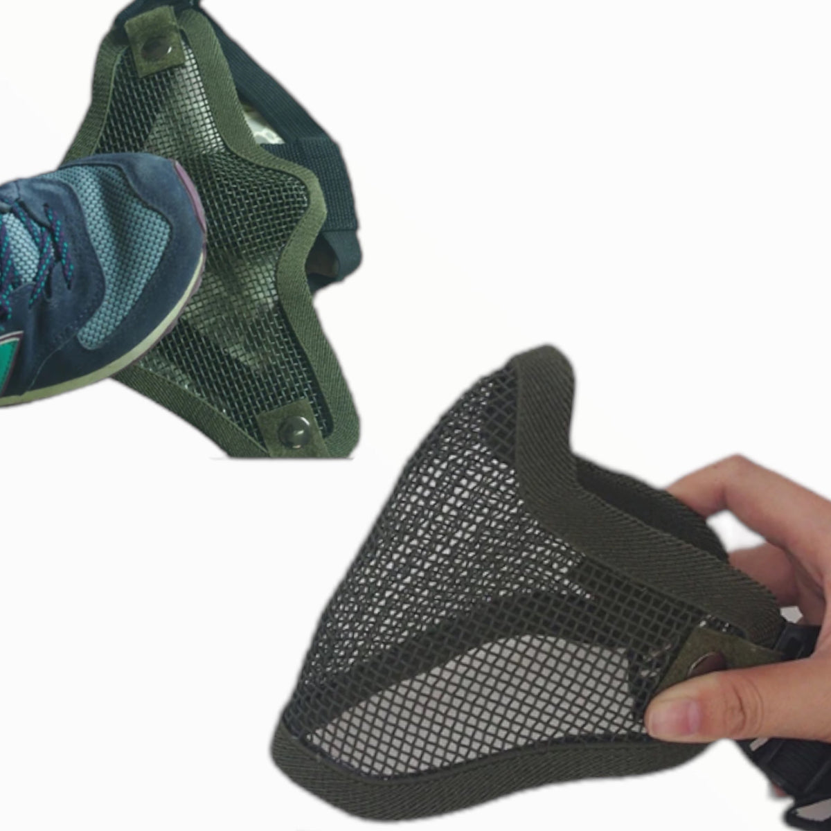 Máscara de malla militar metálica para paintball y gotcha PJ565 - foto 2