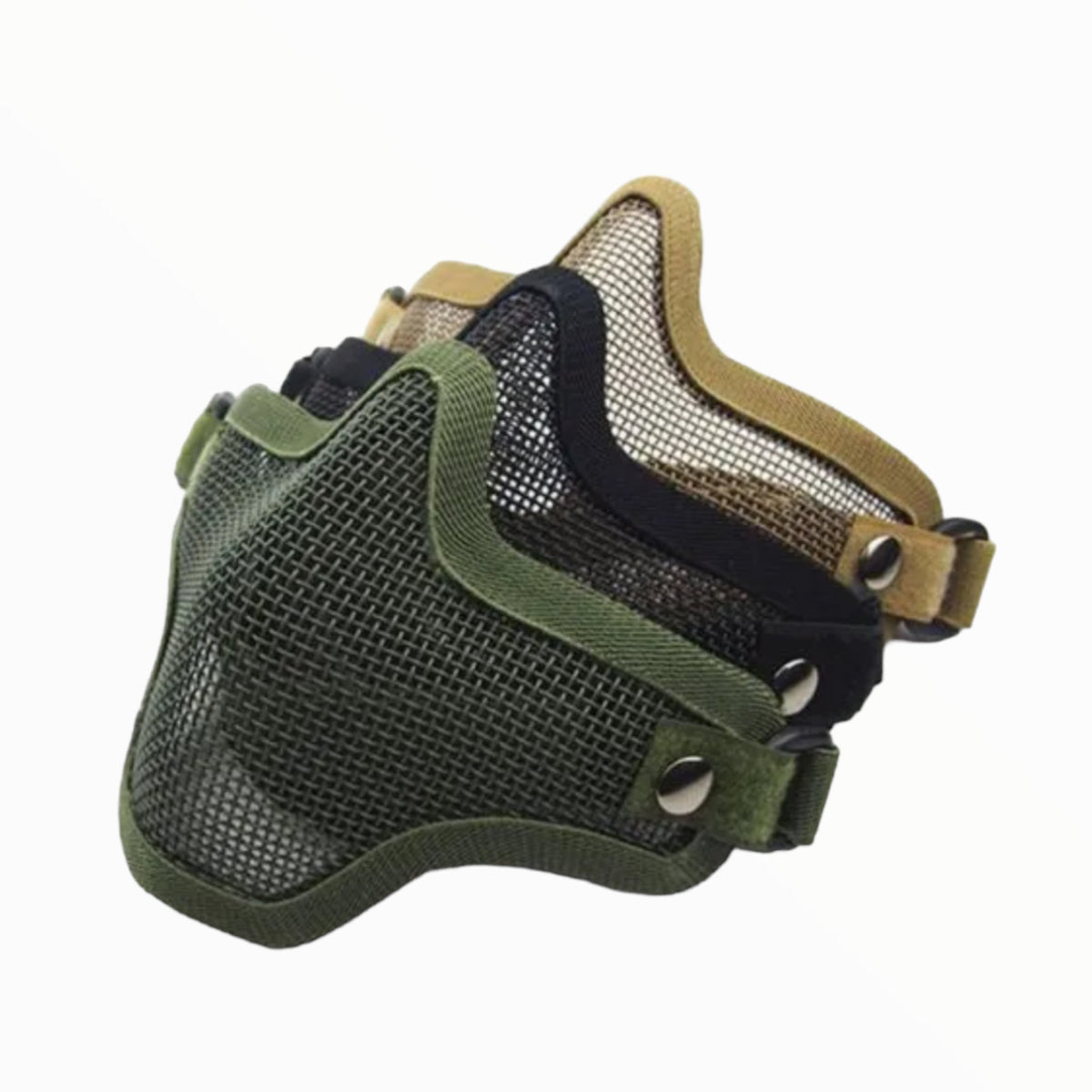 Máscara de malla militar metálica para paintball y gotcha PJ565