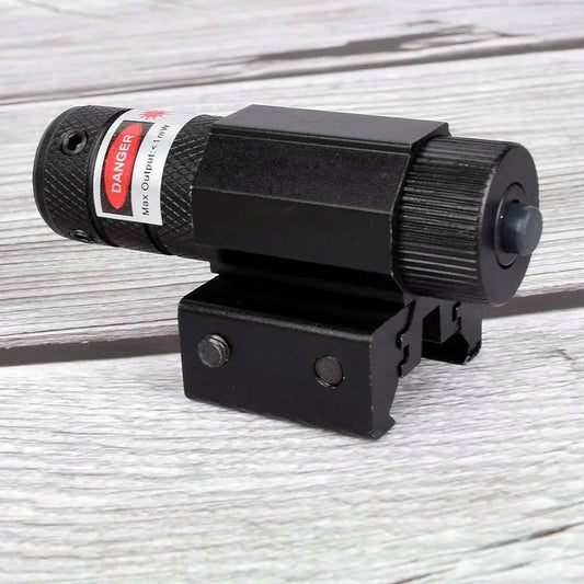 Láser de punto rojo con adaptador para riel universal
