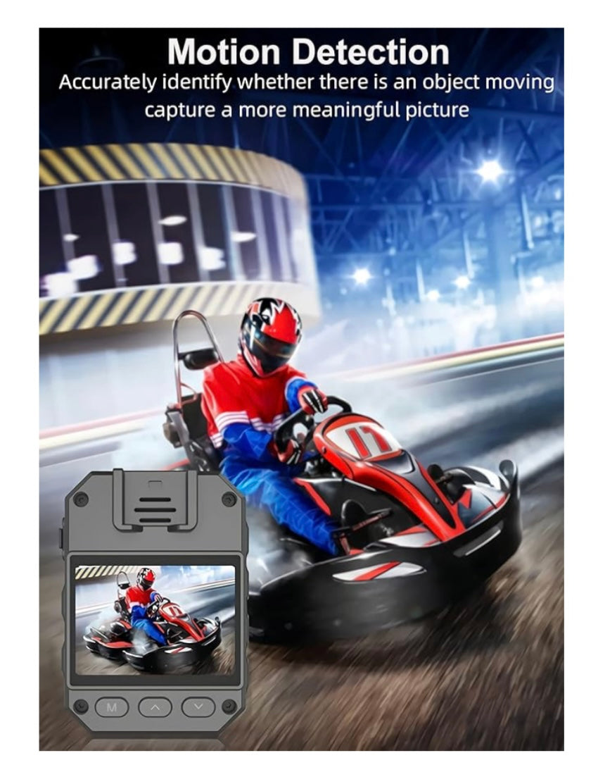 Cámara corporal 4K con visión nocturna y tarjeta de 32 GB - foto 4