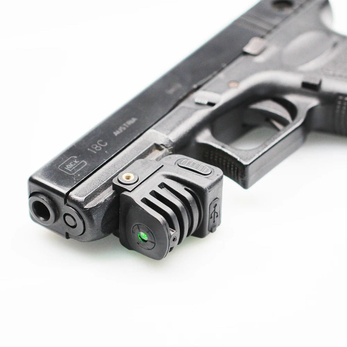 Puntero láser recargable por USB para pistola tipo Glock