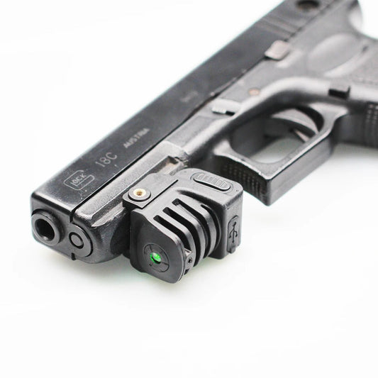 Puntero láser recargable por USB para pistola tipo Glock