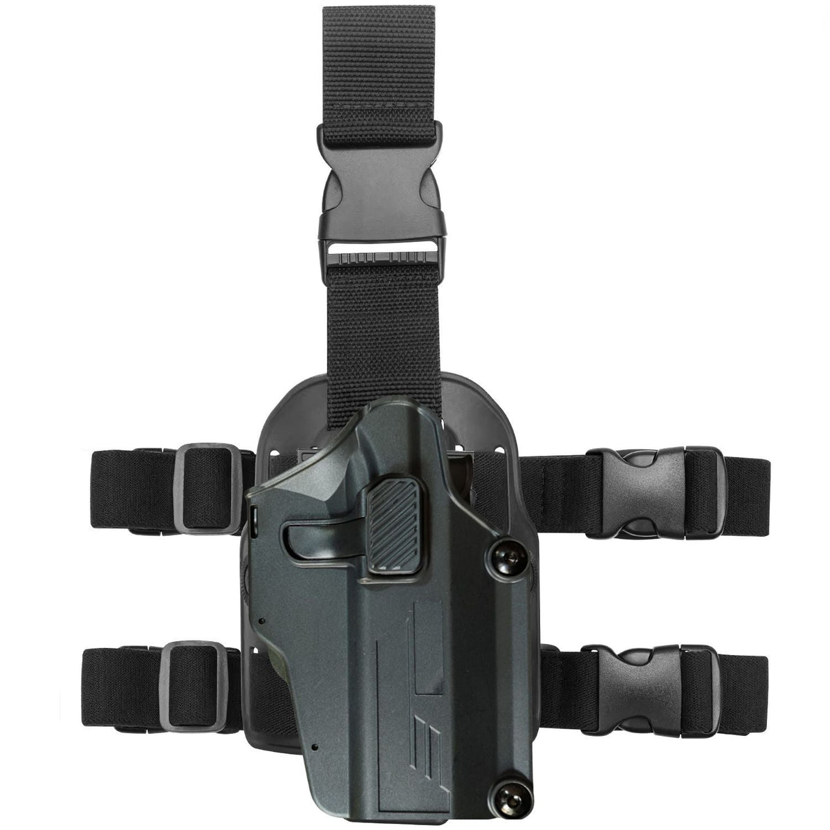 Funda de muslo táctica estilo Gun Flow con liberación rápida