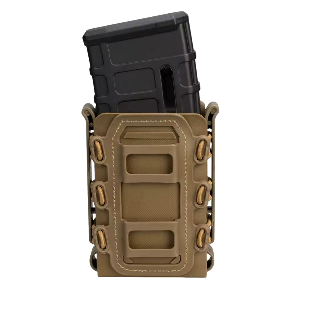 Porta cargador rígido M4/AR15 con sistema MOLLE y retención elástica - foto 3