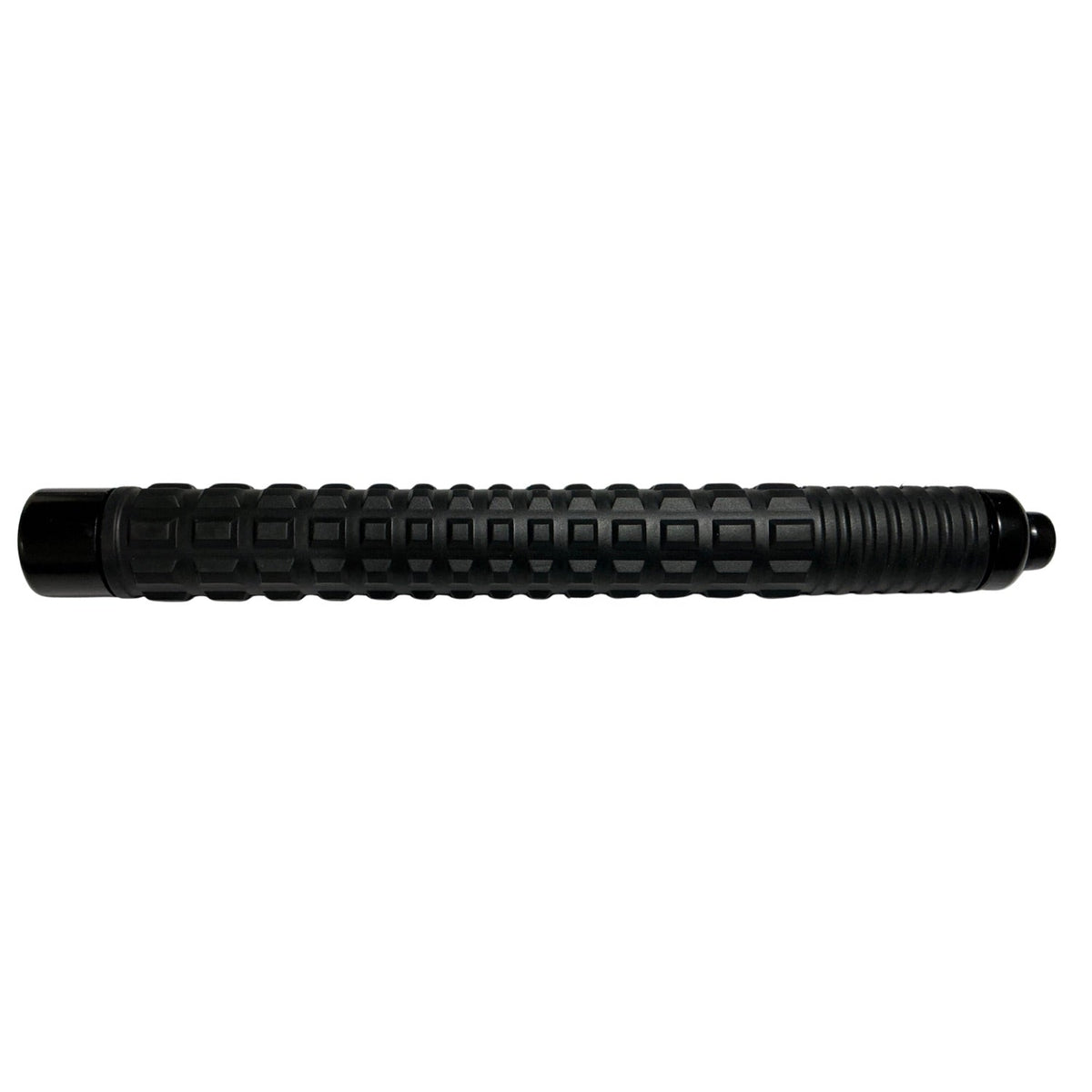 Bastón retráctil de acero de 42 a 63 cm con funda de nylon