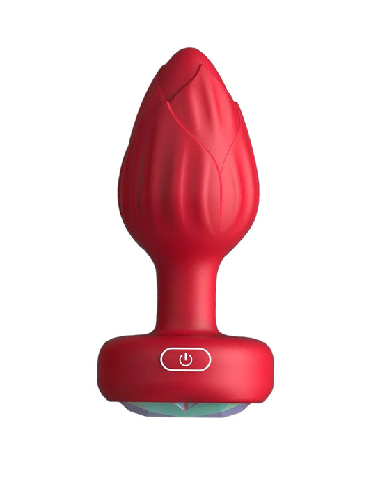 Vibrador Plug Anal Masajeador Silicona con Luz Led