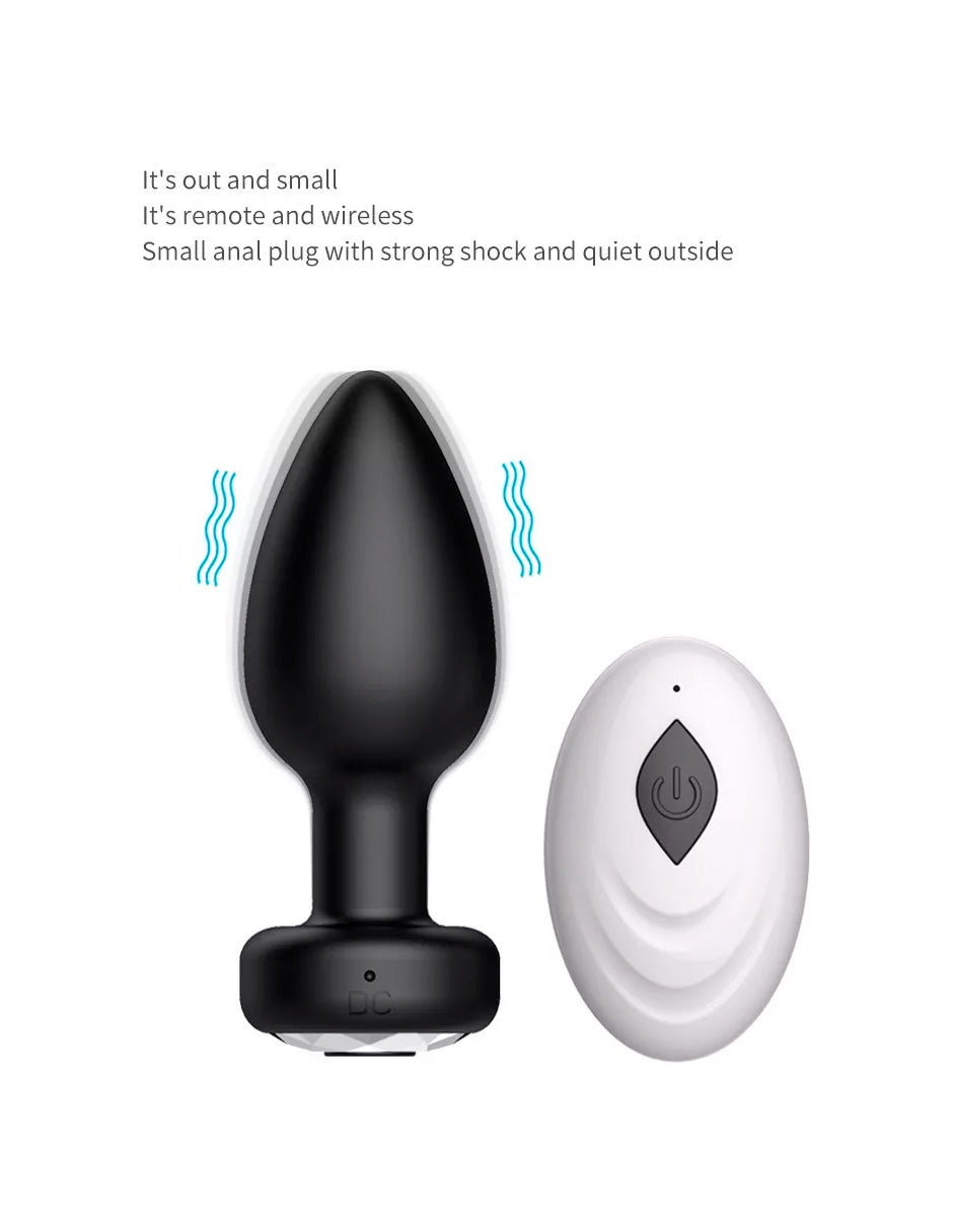 Plug Vibrador Anal Unisex