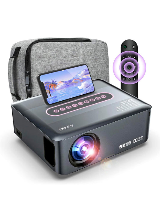 Proyector 8000 Petukita Box Con Android/Wifi Full Hd 1080p Gris