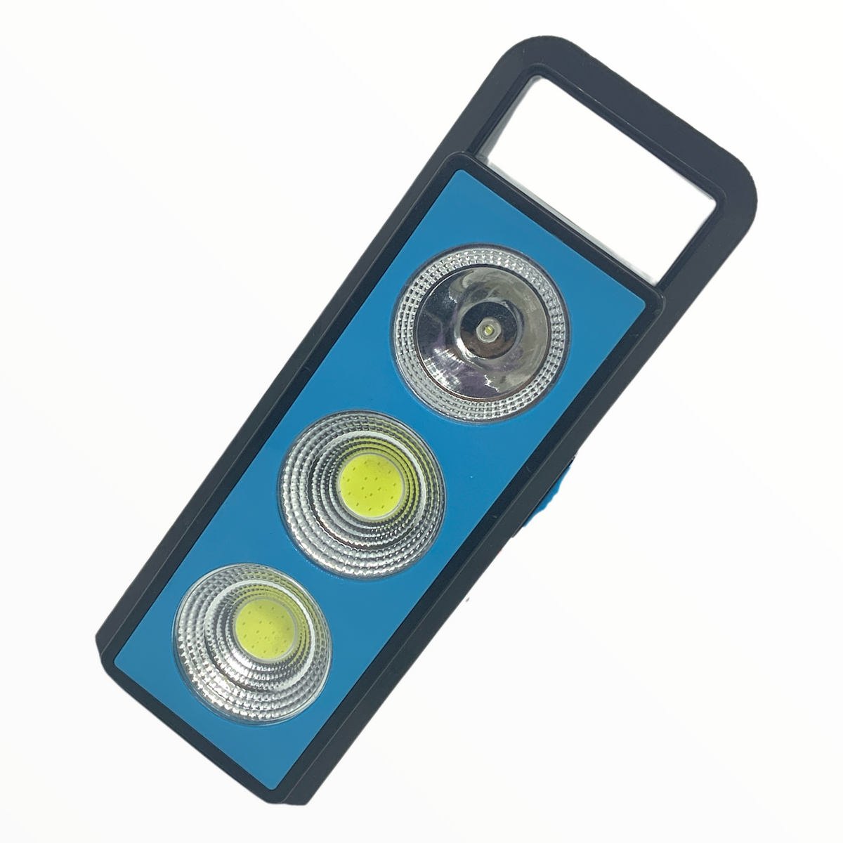 Lámpara de emergencia con panel solar, reflector y power bank T030