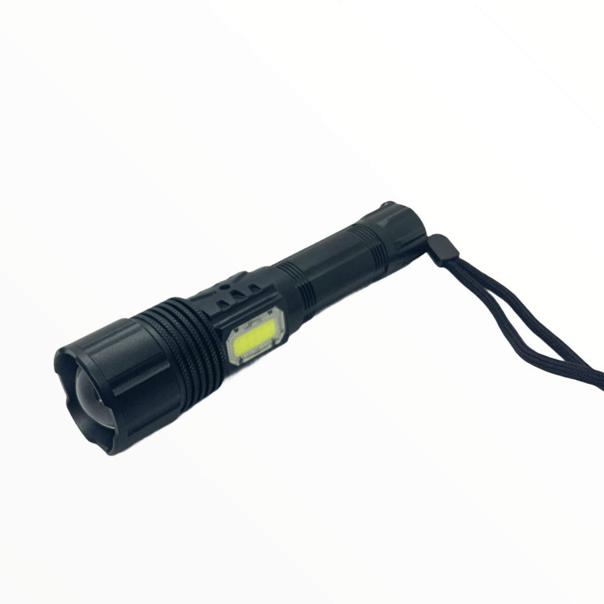 Lámpara LED T9 con zoom, 3 pasos y luz lateral COB de 2 pasos DT442