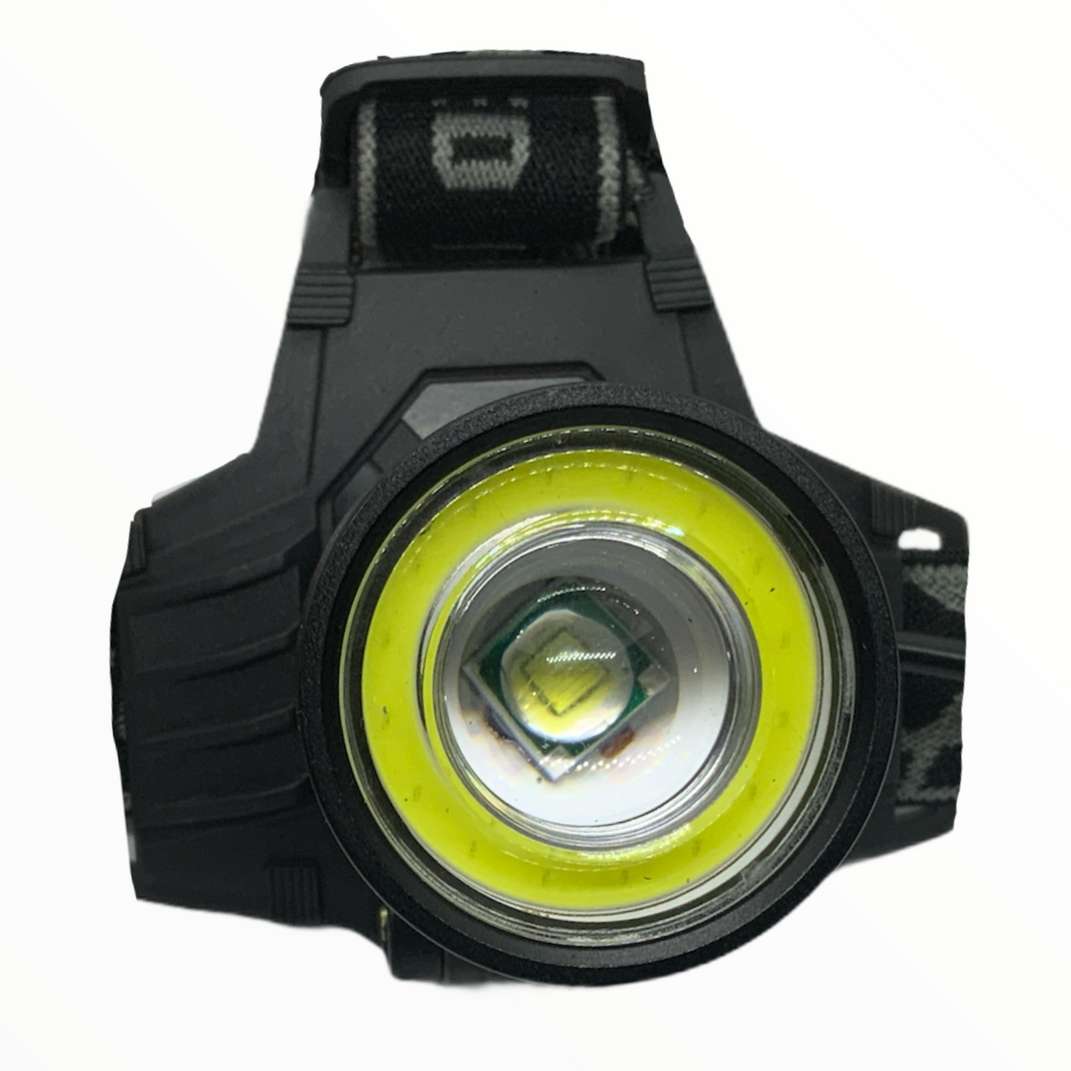 Lámpara de cabeza con LED T6 y aro de 16 LEDs, 4 pasos y zoom - foto 2