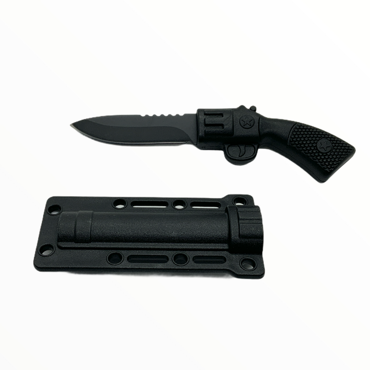 Navaja táctica con forma de pistola y cadena, 17 cm - foto 2