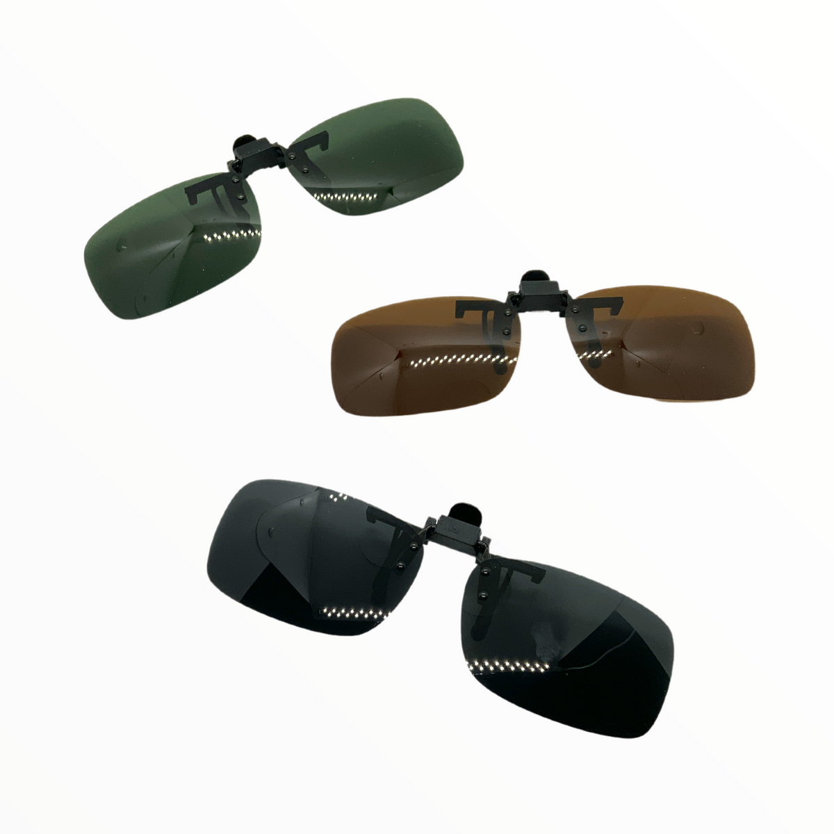 Clip-on polarizado para lentes oftálmicos, tamaño grande 6.2 x 4.8 cm - foto 3