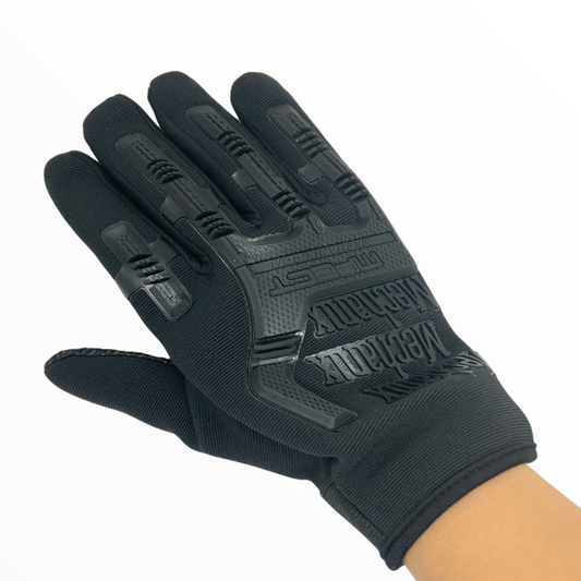 Guantes tácticos antiderrapantes con protección en nudillos y velcro