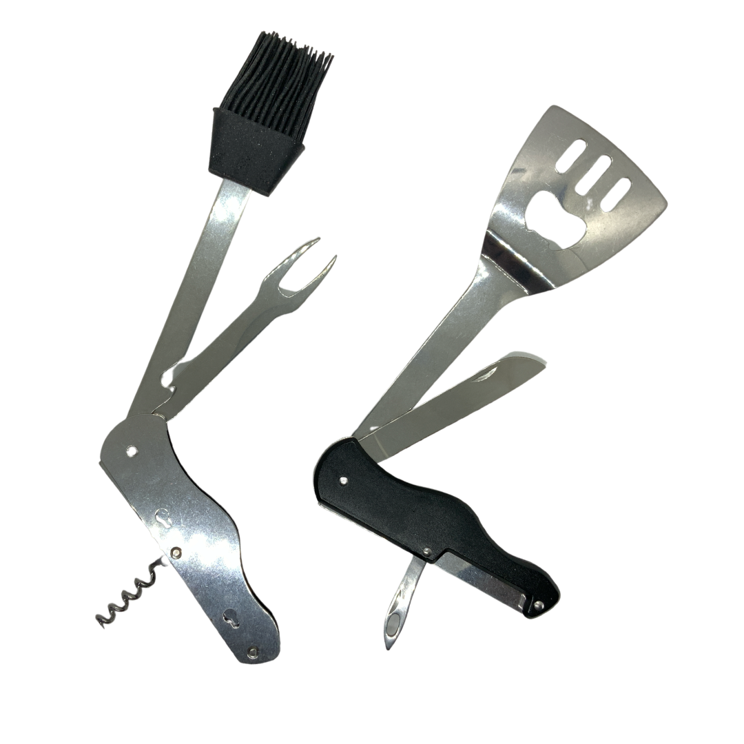 Navaja con set de herramientas plegables para BBQ y picnic F625 - foto 2