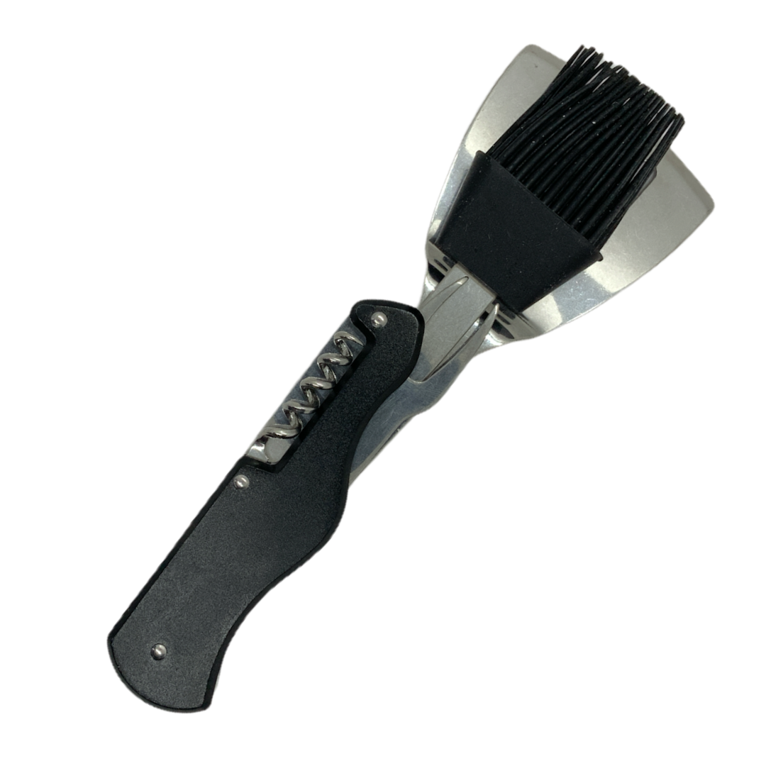 Navaja con set de herramientas plegables para BBQ y picnic F625
