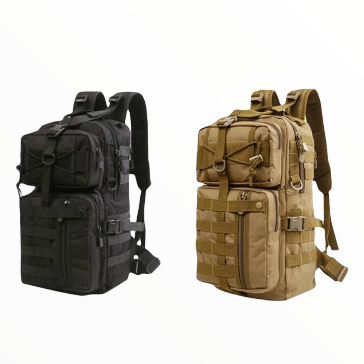 Mochila de 32 litros con Molle, porta vaso y cinturones de pecho y cintura - foto 4