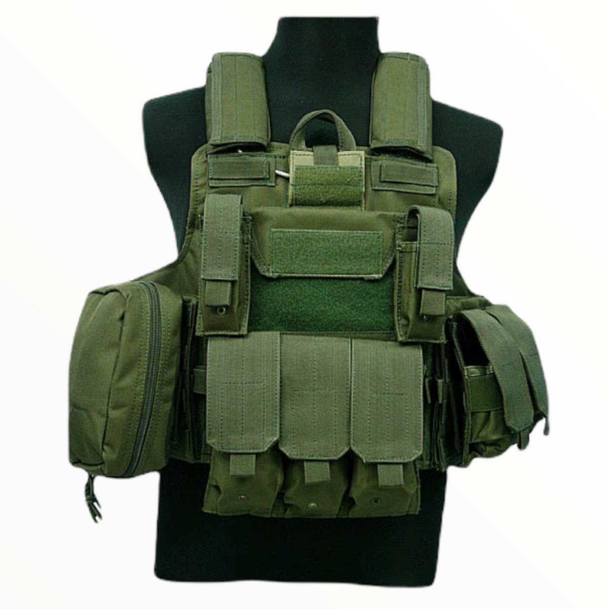 Chaleco táctico Molle con bolsos desmontables PJ034